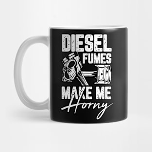 I Run on Caffeine Loud Music Cuss Words Quote  Mechanic Mug